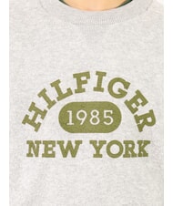 TOMMY HILFIGER TH KIDS Sweat-shirt enfant imprimé nouveau gris clair chiné - Bébé Sweat - 3