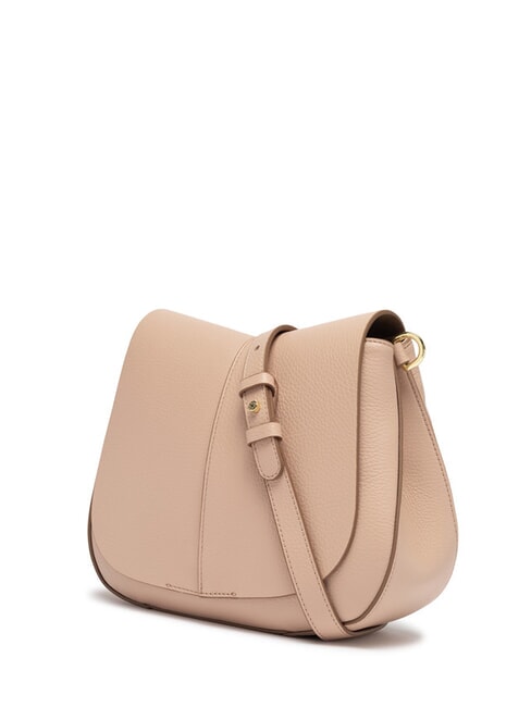 HELENA ROUND Sac en cuir avec double bandoulière sel rose - Sacs pour Femme