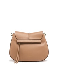 GIANNI CHIARINI HELENA ROUND Sac en cuir avec double bandoulière argile - Sacs pour Femme - 4