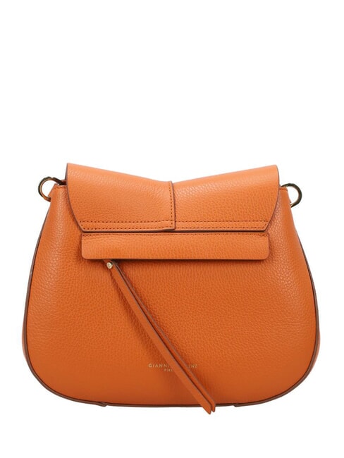 HELENA ROUND Sac en cuir avec double bandoulière pimenter - Sacs pour Femme