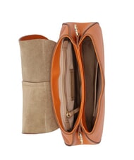 GIANNI CHIARINI HELENA ROUND Sac en cuir avec double bandoulière pimenter - Sacs pour Femme - 5