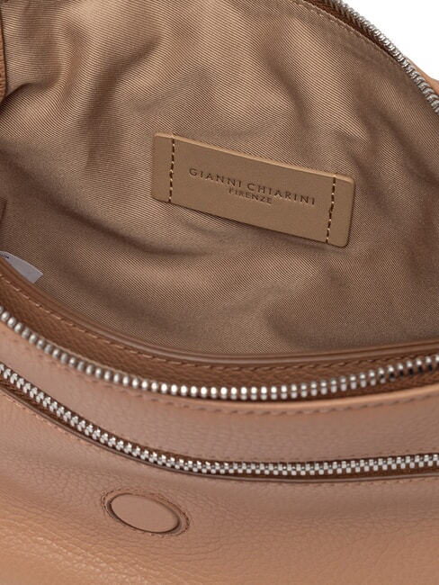 THREE Sac bandoulière, en cuir argile - Sacs pour Femme