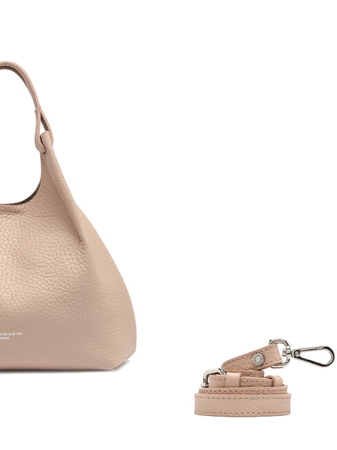 DUA Sac bandoulière, en cuir sel rose - Sacs pour Femme