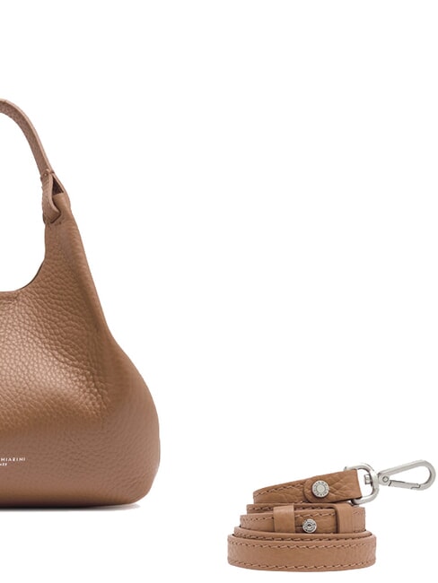 DUA Sac bandoulière, en cuir argile - Sacs pour Femme