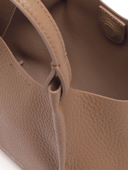 DUA Sac bandoulière, en cuir argile - Sacs pour Femme