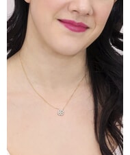 AMEN AMORE Collier orné d'un trèfle à quatre feuilles et de zirconias - Colliers