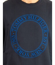 TOMMY HILFIGER TH Sweat-shirt &agrave; col rond pour homme avec logo ciel du d&eacute;sert - Pulls molletonn&eacute;s - 3
