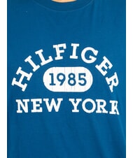 TOMMY HILFIGER TH T-shirt &agrave; manches courtes coupe classique indigo profond - T-shirt - 3