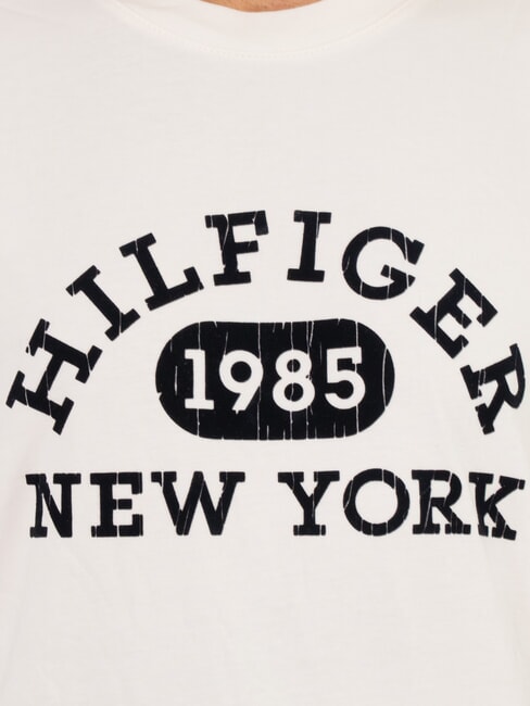 TH T-shirt &agrave; manches courtes coupe classique blanc ancien - T-shirt