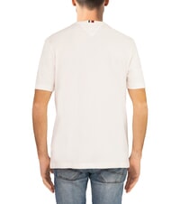 TOMMY HILFIGER TH T-shirt &agrave; manches courtes coupe classique blanc ancien - T-shirt - 2