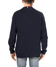 TOMMY HILFIGER TH Pull en coton à col rond avec logo - Pulls pour hommes