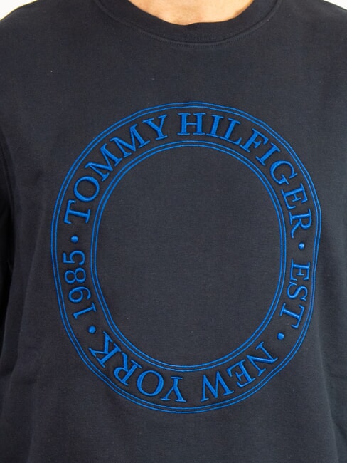 TH Sweat-shirt à col rond pour homme avec logo ciel du désert - Pulls molletonnés