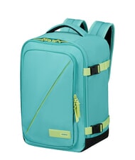 AMERICAN TOURISTER TAKE2CABIN S Sac à dos sous le siège ok Ryanair turquoise poussiéreux/citron vert - Sacs à dos pour l'École & les Loisirs - 2