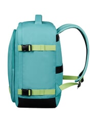 AMERICAN TOURISTER TAKE2CABIN S Sac à dos sous le siège ok Ryanair turquoise poussiéreux/citron vert - Sacs à dos pour l'École & les Loisirs - 4