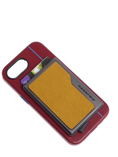 BLACK SQUARE Porte-cartes en cuir et aluminium jaune - Portefeuilles Homme