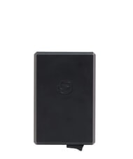 PIQUADRO BLACK SQUARE Porte-cartes en cuir et aluminium CUIR - Portefeuilles Homme - 2
