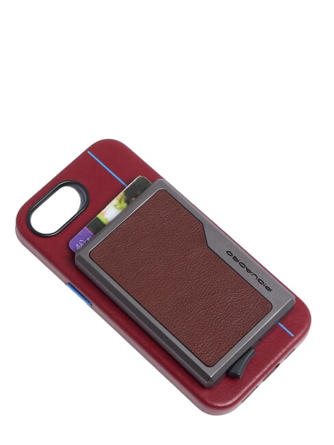 BLACK SQUARE Porte-cartes en cuir et aluminium CUIR - Portefeuilles Homme