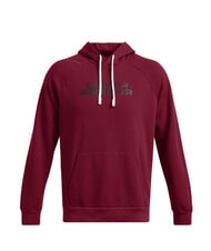 UNDER ARMOUR FLC TXTR Sweatshirt à capuche cardinal - Pulls molletonnés - 4