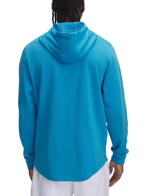 TERRY Sweatshirt &agrave; capuche bleu &eacute;ther - Pulls molletonn&eacute;s