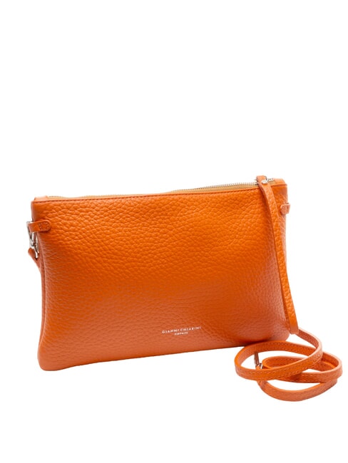 HERMY Pochette en cuir avec bandoulière corail-nature - Sacs pour Femme