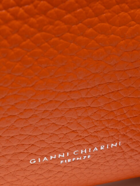 HERMY Pochette en cuir avec bandoulière corail-nature - Sacs pour Femme