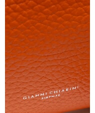 GIANNI CHIARINI HERMY Pochette en cuir avec bandoulière corail-nature - Sacs pour Femme - 3