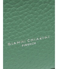 GIANNI CHIARINI HERMY Pochette en cuir avec bandoulière sable à la menthe - Sacs pour Femme - 3