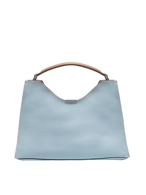 AURORA L Sac à main avec bandoulière ciel-caramel - Sacs pour Femme