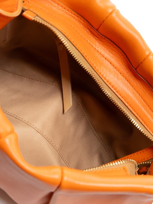 LUCIA sac bandoulière en cuir corail - Sacs pour Femme