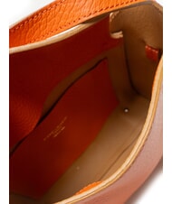 GIANNI CHIARINI PENELOPE Sac bandoulière en cuir avec bandoulière corail-nature - Sacs pour Femme - 4