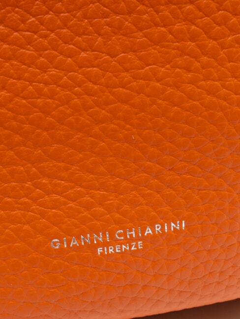 DORY sac bandoulière en cuir corail-nature - Sacs pour Femme