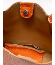 GIANNI CHIARINI DORY sac bandoulière en cuir corail-nature - Sacs pour Femme - 5