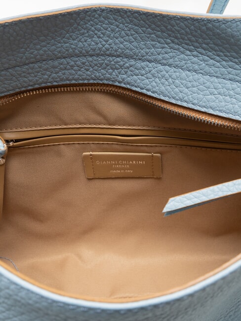 MINERVA Sac cabas en cuir ciel - Sacs pour Femme