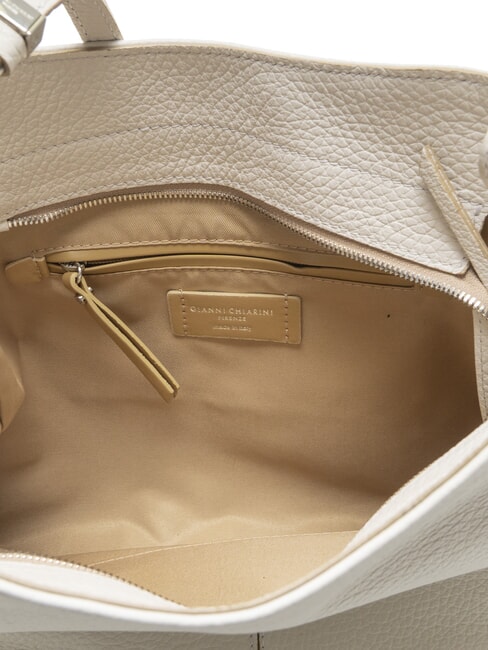 MINERVA Sac à bandoulière en cuir sable - Sacs pour Femme