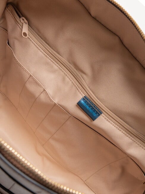 CAMPIONARIO - DAFNE porte-documents en cuir marron/bordeaux/beige - Porte Documents Travail