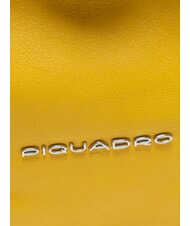 PIQUADRO CAMPIONARIO -  DAFNE  Une &eacute;paule en cuir jaune - Sacs pour Femme - 3