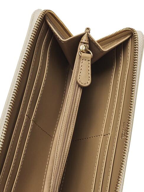 SCRIPT Grand portefeuille zippé Ivoire - Portefeuilles Femme