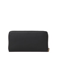 LOVE MOSCHINO LOVE EMBOSSED Grand portefeuille zippé Noir - Portefeuilles Femme - 3