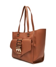 LOVE MOSCHINO LOVEBUG Sac cabas bandoulière avec poche chameau - Sacs pour Femme - 2