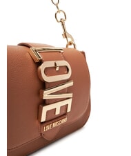 LOVE MOSCHINO LOVEBUG Sac à bandoulière, avec bandoulière chameau - Sacs pour Femme - 4