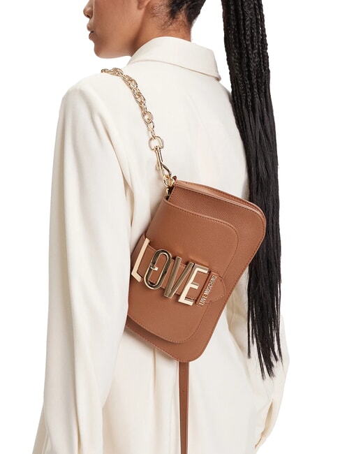 LOVEBUG Sac à bandoulière, avec bandoulière chameau - Sacs pour Femme