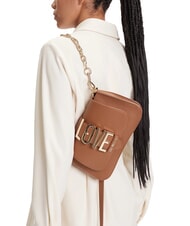 LOVE MOSCHINO LOVEBUG Sac à bandoulière, avec bandoulière chameau - Sacs pour Femme - 6