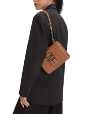 LOVE MOSCHINO LOVEBUG Mini sac &agrave; bandouli&egrave;re chameau - Sacs pour Femme - 5