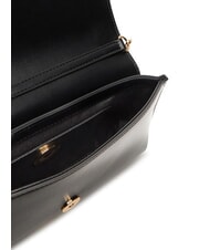 LOVE MOSCHINO SCRIPT Sac avec bandoulière en métal Noir - Sacs pour Femme - 5