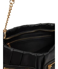 LOVE MOSCHINO BAGGY Sac bandoulière avec poches Noir - Sacs pour Femme - 4