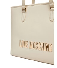 LOVE MOSCHINO BOLD LOVE Sac cabas porté épaule Ivoire - Sacs pour Femme - 3