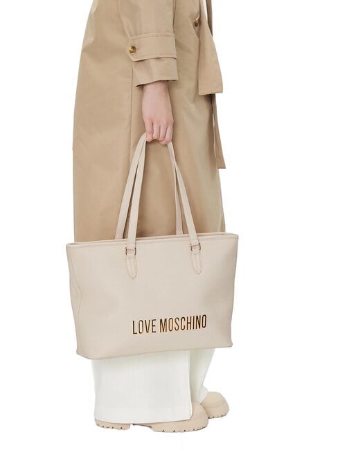 BOLD LOVE Sac cabas porté épaule Ivoire - Sacs pour Femme