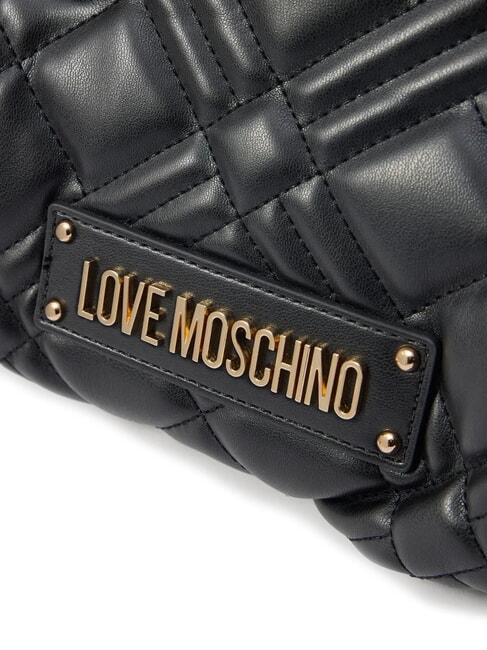 QUILTED Sac à main avec bandoulière Noir - Sacs pour Femme