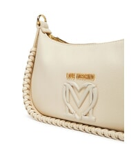 LOVE MOSCHINO BRAIDED sac bandoulière Ivoire - Sacs pour Femme - 4