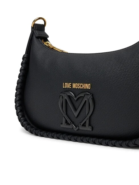 BRAIDED sac bandoulière Noir - Sacs pour Femme